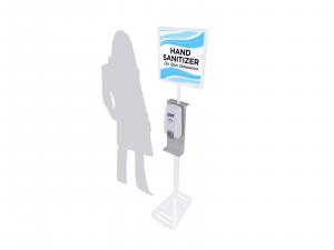REOH-907 Hand Sanitizer Stand w/ Graphic